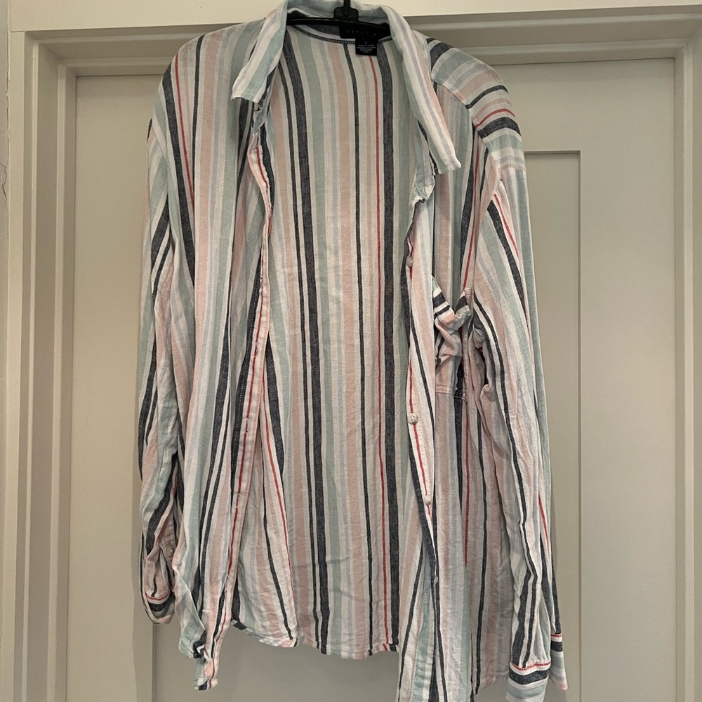Sanctuary striped button down
